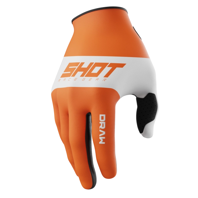 Dziecięce Rękawice Motocyklowe Shot Draw Kid Sky Orange