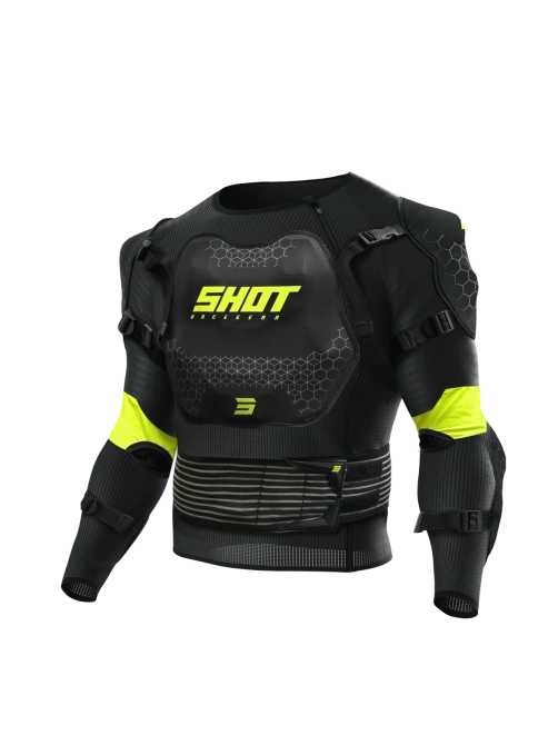 Zbroja Shot Optimal 2.0 Black Neon Yellow