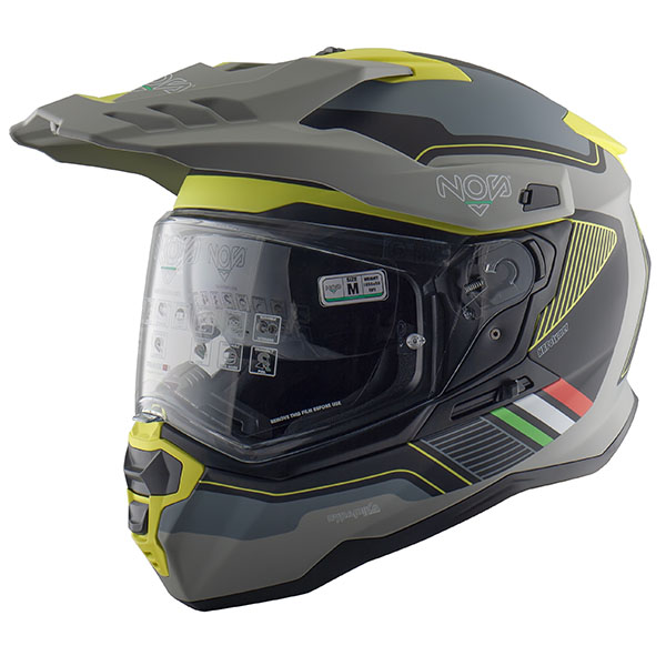 Kask Motocyklowy NOS NS9 Yellow Matt