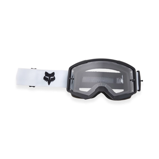 Gogle Rowerowe Fox Main White Szyba Przezroczysta