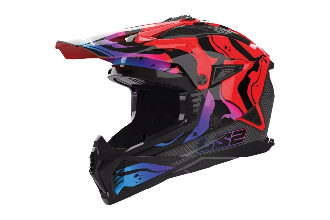 Kask LS2 MX708 Fast II Wash Gloss Red