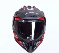 Kask Motocyklowy LS2 MX702 Pioneer II Block Grey Red