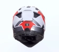 Kask Motocyklowy LS2 MX702 Pioneer II Block Grey Red