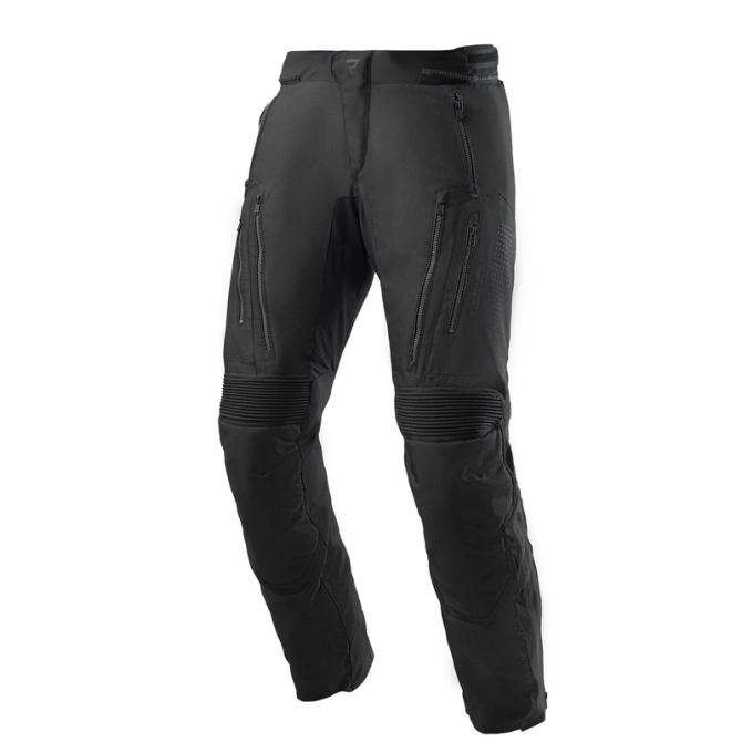 Spodnie Motocyklowe Rebelhorn Hiker IV Black (Krótka Nogawka)