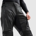 Spodnie Motocyklowe Rebelhorn Hiker IV Black (Krótka Nogawka)