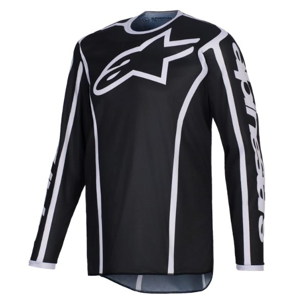 Koszulka Alpinestars MX Fluid Apex Czarno-Szara
